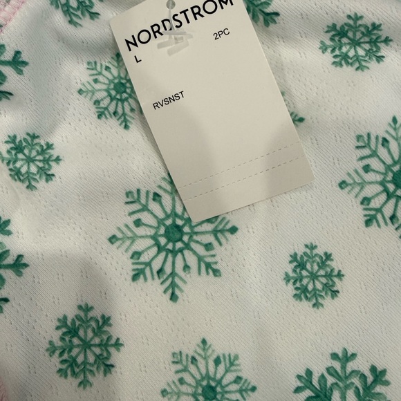 Pj Salvage NWT Snowflake Wishes Pointelle Pants Set Size Large - Picture 11 of 11